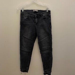 Zara black denim jeans